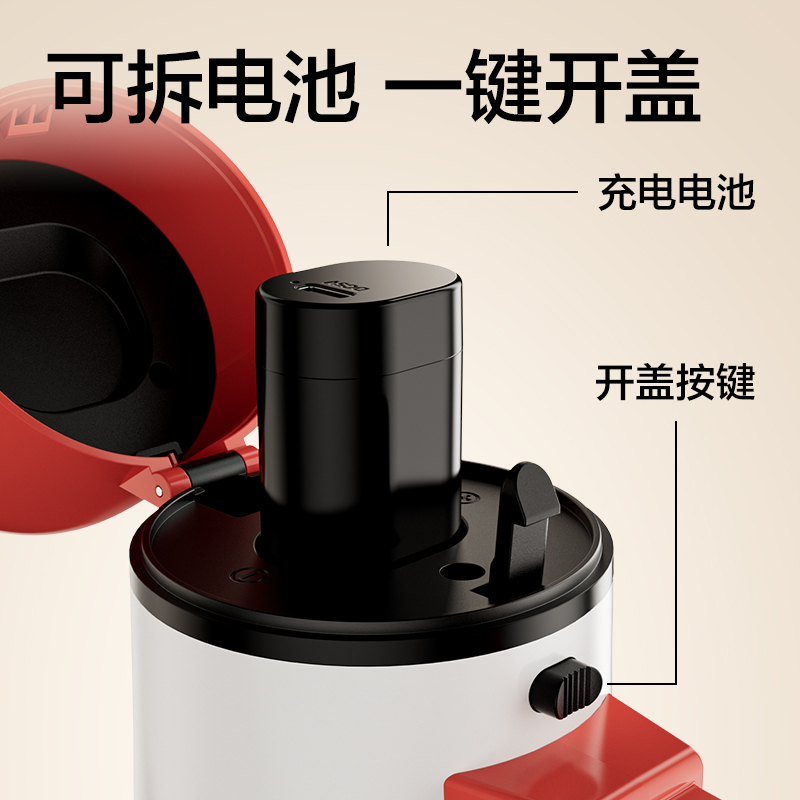 deli51fun吃瓜LT790音頻設備-手持式擴音器(紅)(台（tái）)