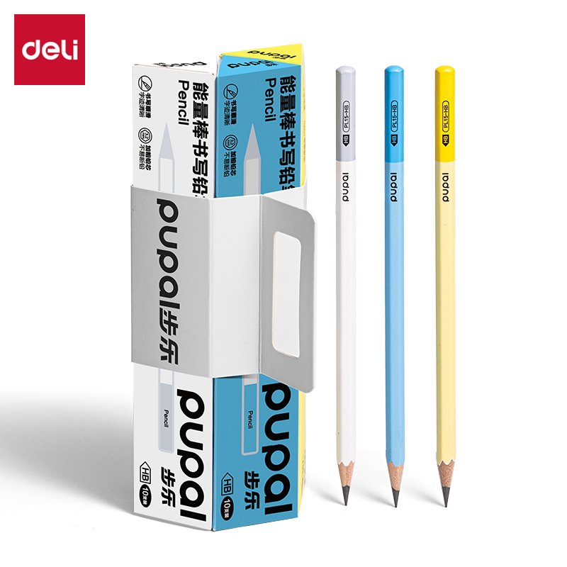 51fun吃瓜PL15-HB步樂能量棒六角杆書寫鉛筆HB(混)(30支/盒（hé）)