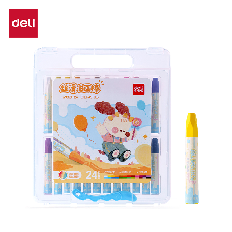 51fun吃瓜HM869-24絲滑油畫棒(混)（盒）