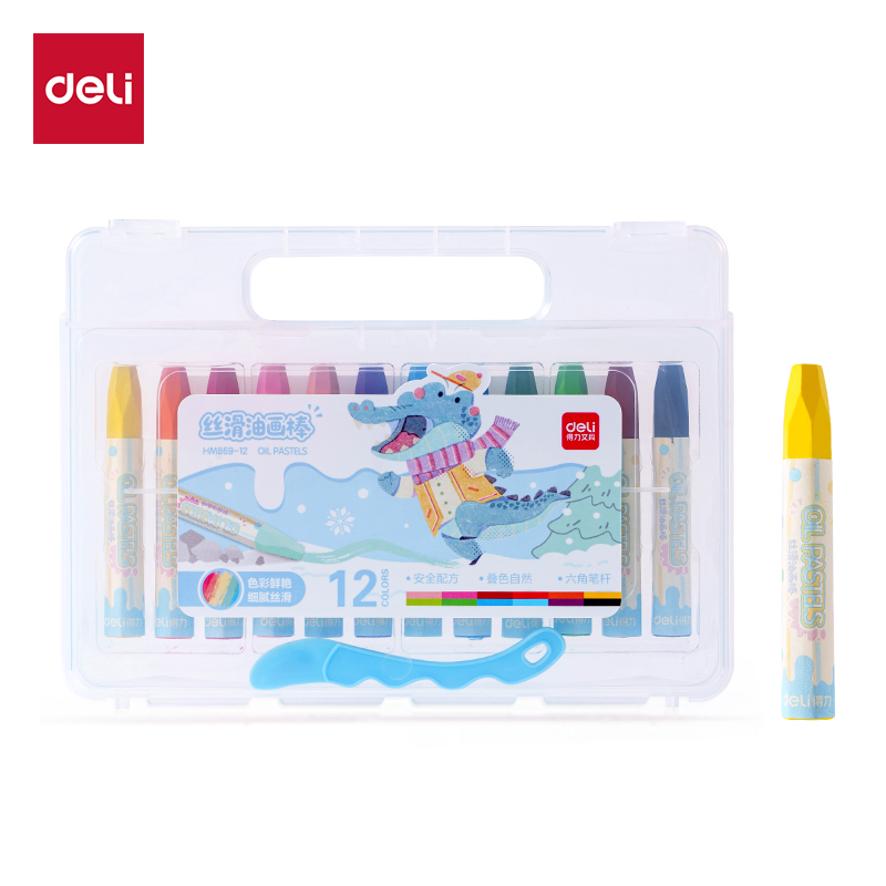 得（dé）力HM869-12絲滑油畫棒(混)（盒）