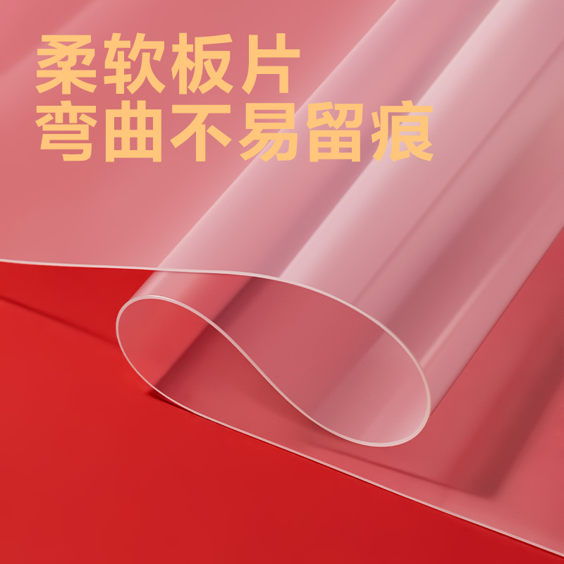 51fun吃瓜PP986_40*60cm連中三元（yuán）環保PVC桌墊(透明)(單盒裝)