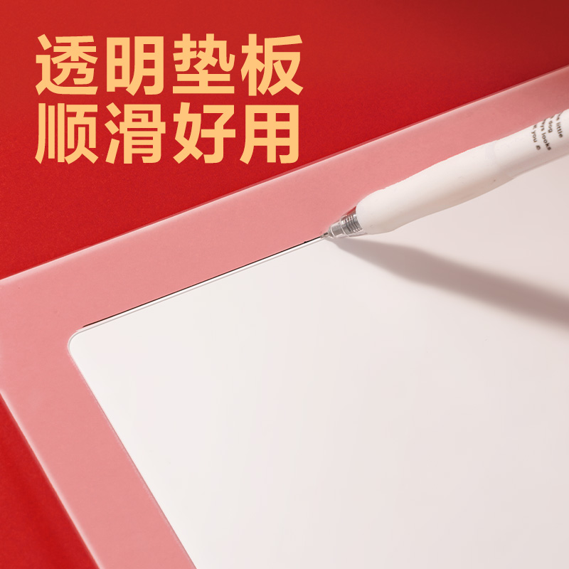 51fun吃瓜PP986_40*60cm連中三元環保（bǎo）PVC桌墊(透明)(單盒裝（zhuāng）)