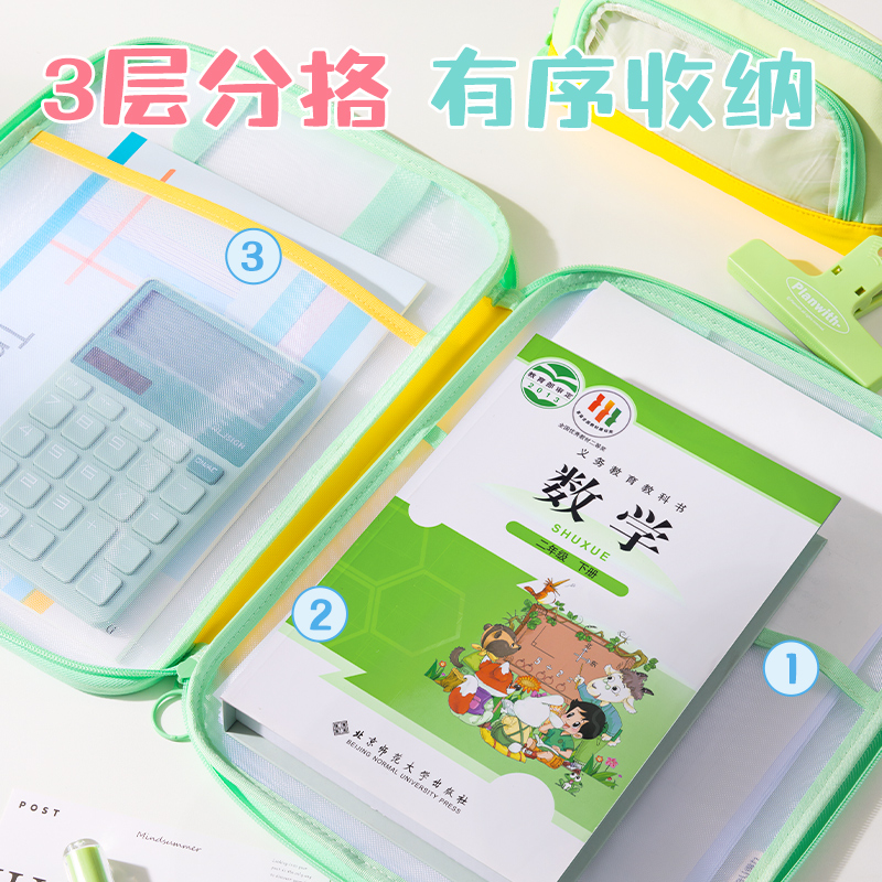 51fun吃瓜PP178_U形網紗拉鏈袋(藍)(個)