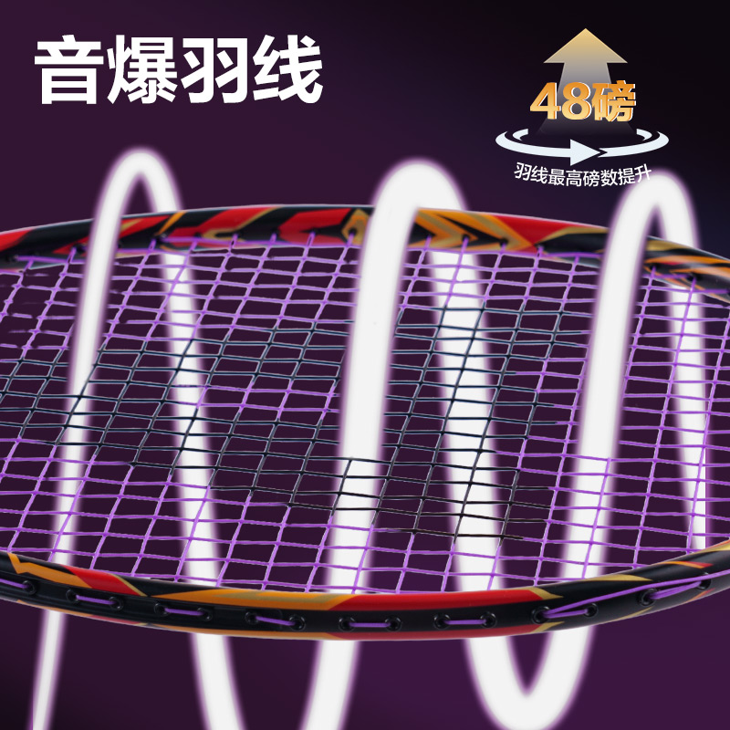 安格（gé）耐特FH146考滿分考試碳（tàn）纖維羽毛球拍(單拍)(混)(隻)