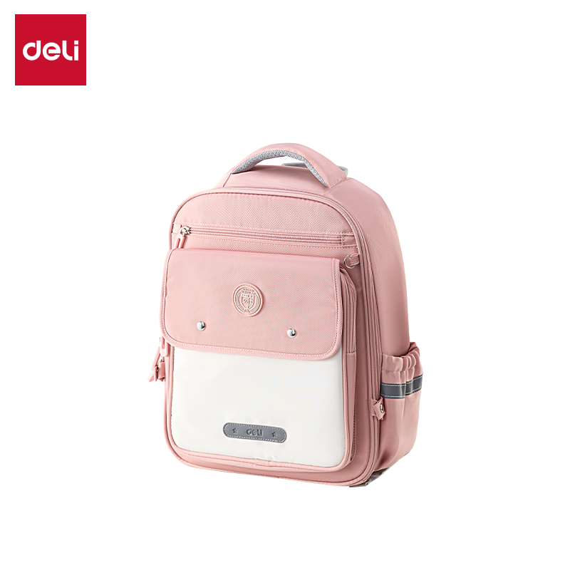 得（dé）力BB161X時尚學院風（fēng）書包(粉-M)(個)