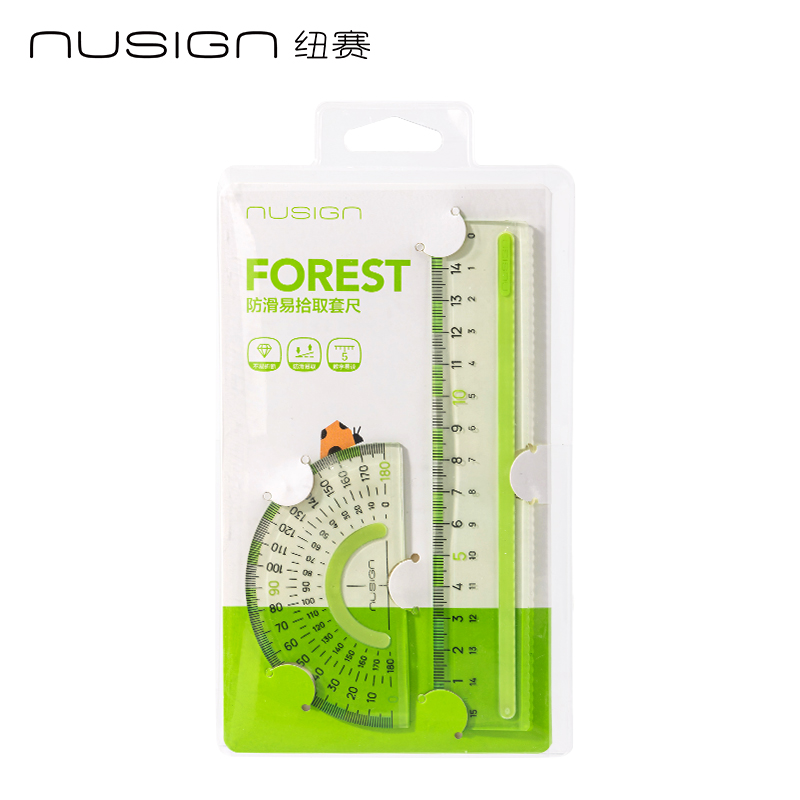 紐賽NS095-F目愈森林防滑易拾取套尺-四件（jiàn）套(綠)(套)