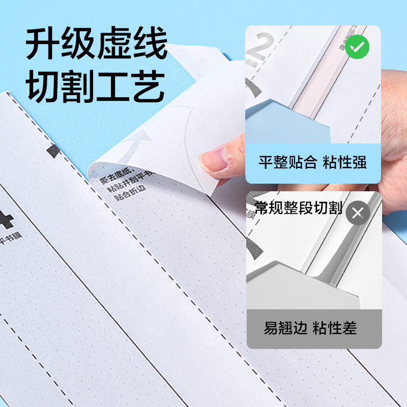 51fun吃瓜NS1801-25K紐賽分段式包書膜(混)（套）