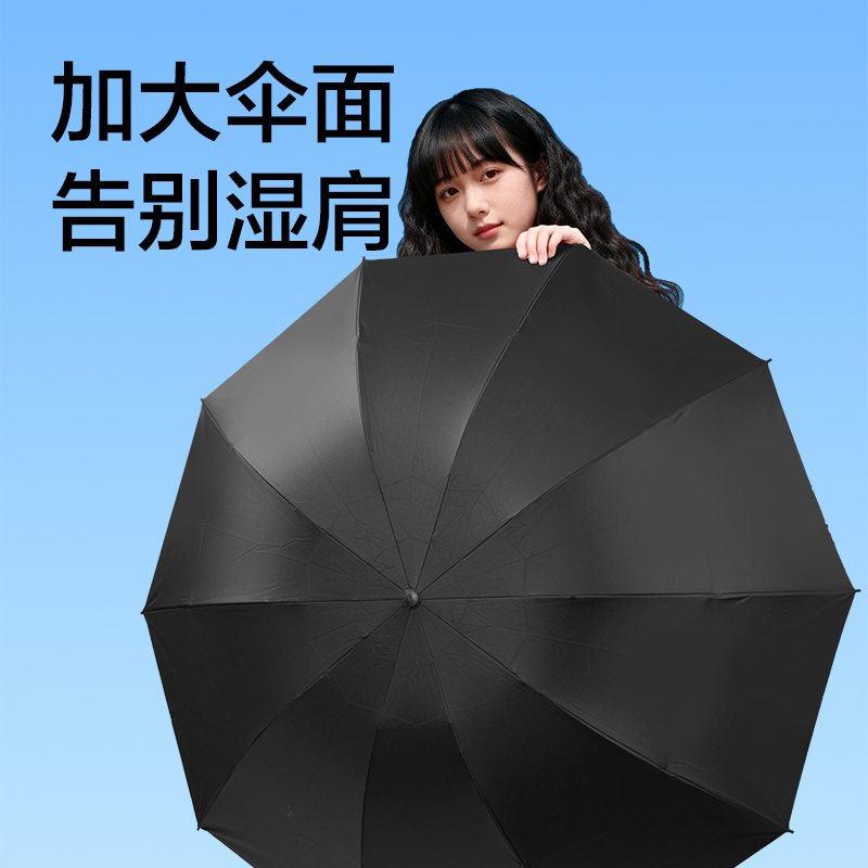 51fun吃瓜LY601加大晴雨傘(10K60)(黑)(把)