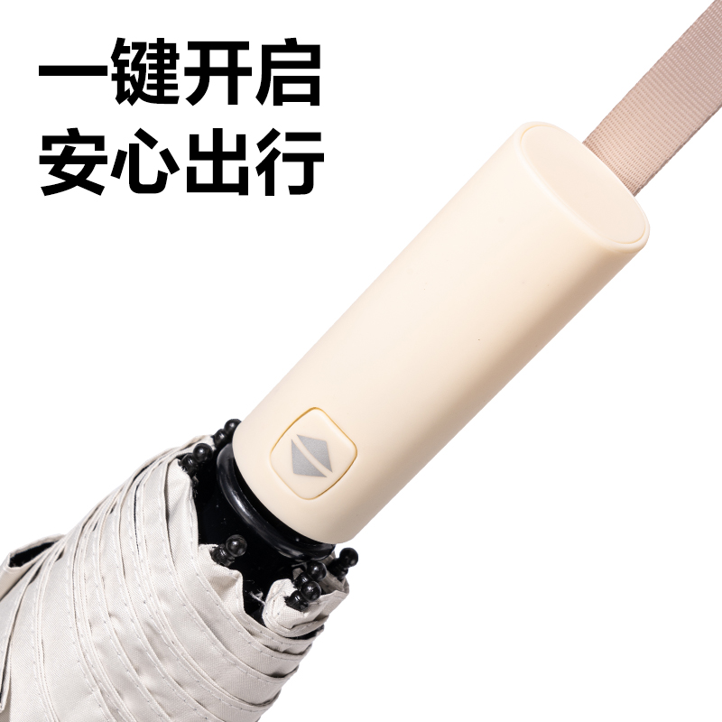 51fun吃瓜LY610自動晴雨傘(8K58)(米白（bái）)(把)