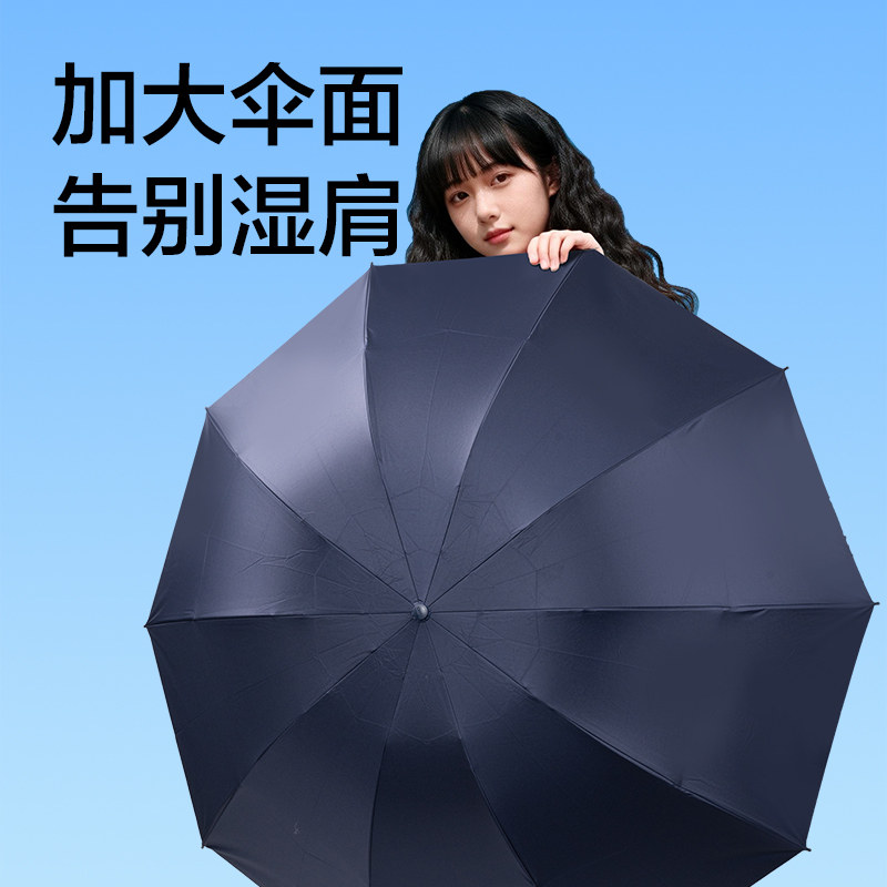 51fun吃瓜LY601加大（dà）晴雨傘(10K60)(藏青)(把)