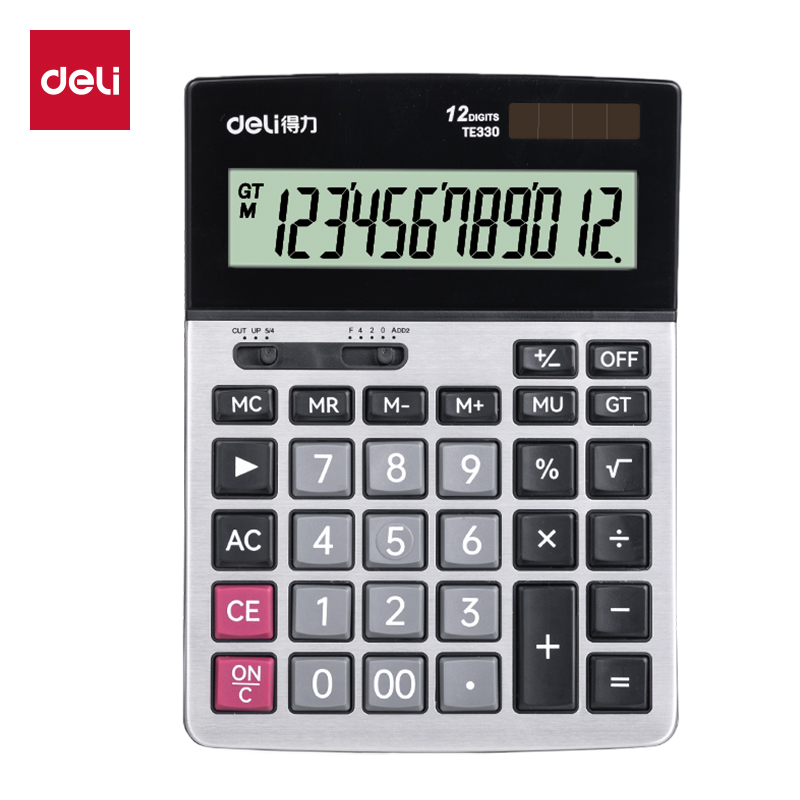 得（dé）力TE330桌麵計算器(銀色)(台（tái）)