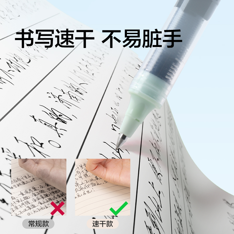 紐賽NS765 EASY大容量速幹直液筆(黑)