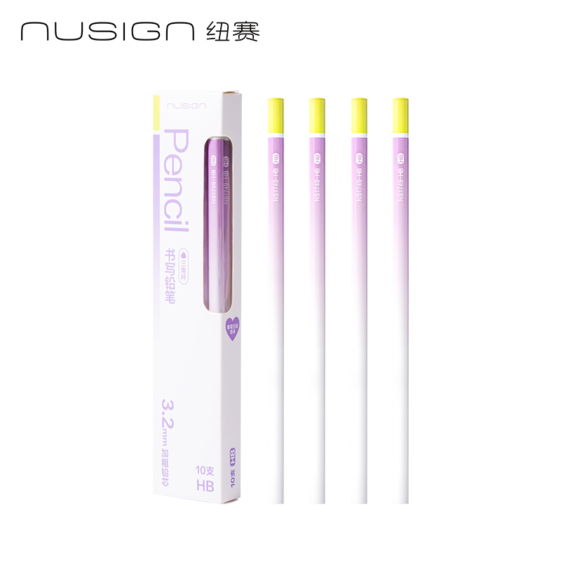紐賽NS1749-HB葡（pú）萄香味六角杆120紐賽鉛筆HB(混)(10支/盒)