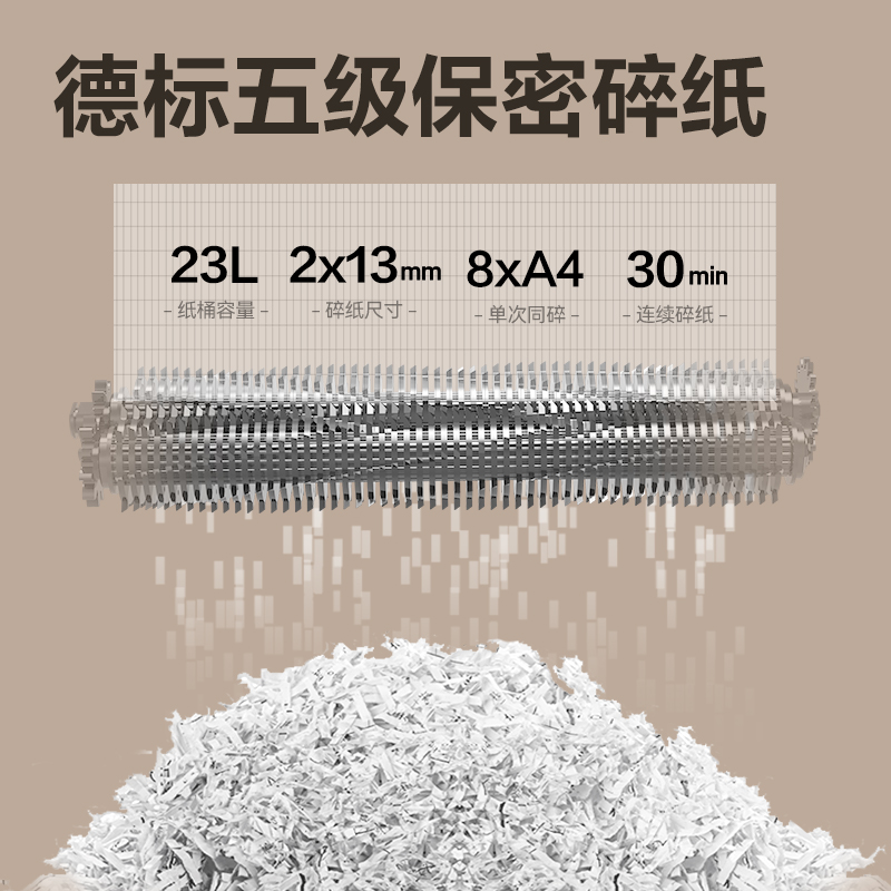 得（dé）力GBM017碎紙（zhǐ）機-商務（wù）碎紙機(黑色)(台)