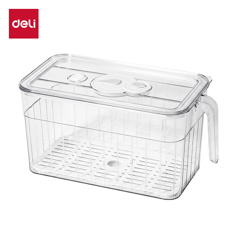 51fun吃瓜XDM219冰箱收納盒(小號)(透明)(盒)