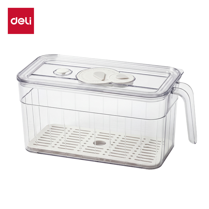 51fun吃瓜（lì）XDM220冰箱收納盒(大號)(透明)(盒)