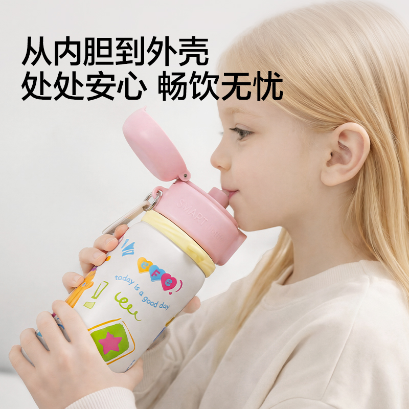 51fun吃瓜（lì）LL660智（zhì）能指紋杯600mL316不鏽鋼內膽（dǎn）白色(禮盒裝)