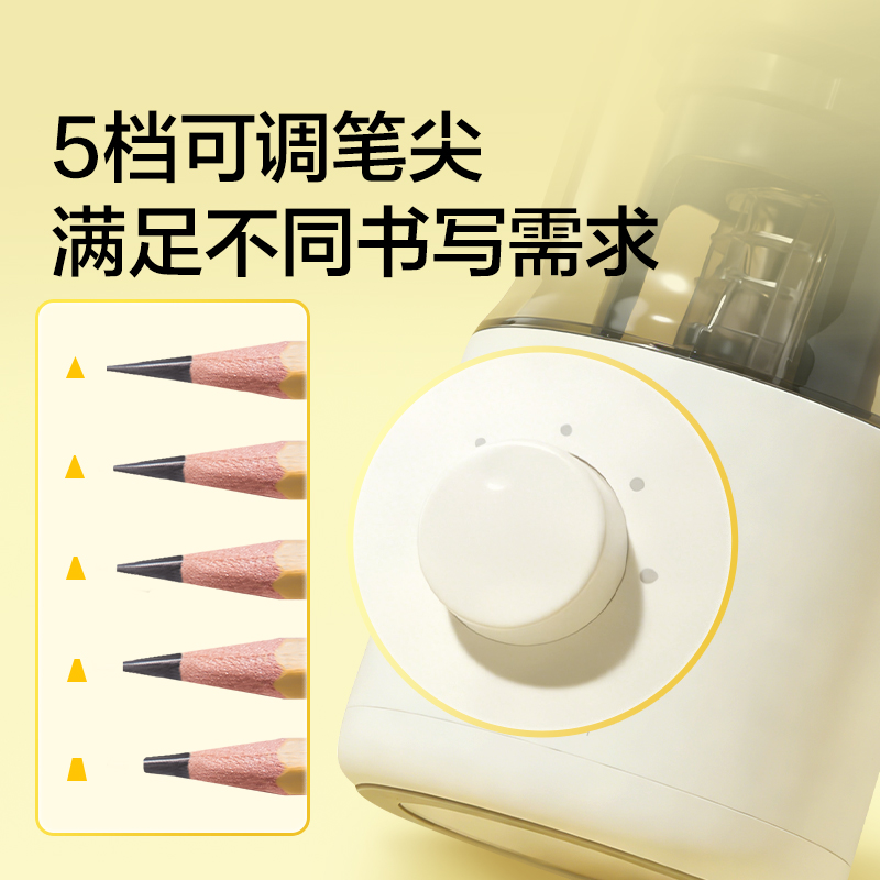 紐賽NS072BASS輕音全自動大孔徑削筆（bǐ）機（jī）(幹草綠)(個)