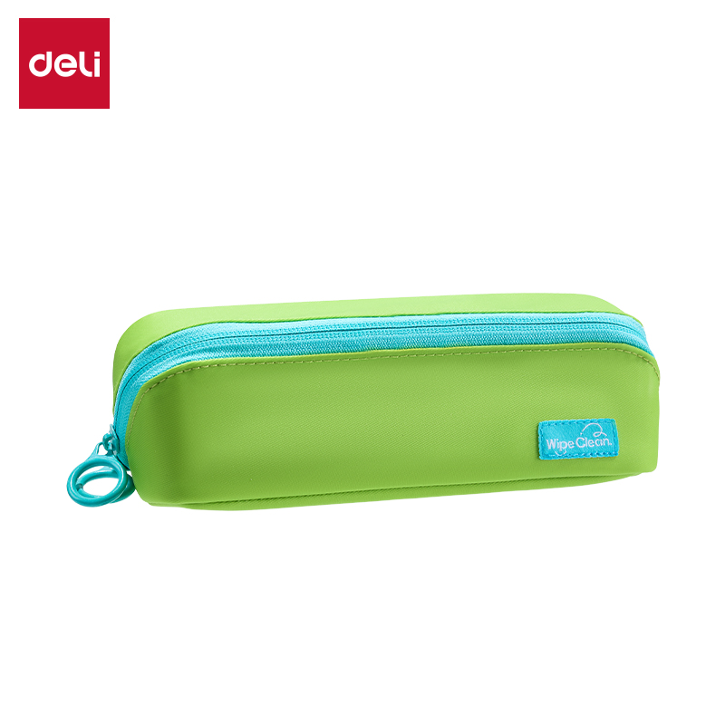 51fun吃瓜（lì）BC617大（dà）開口防髒汙筆袋(綠)(個)