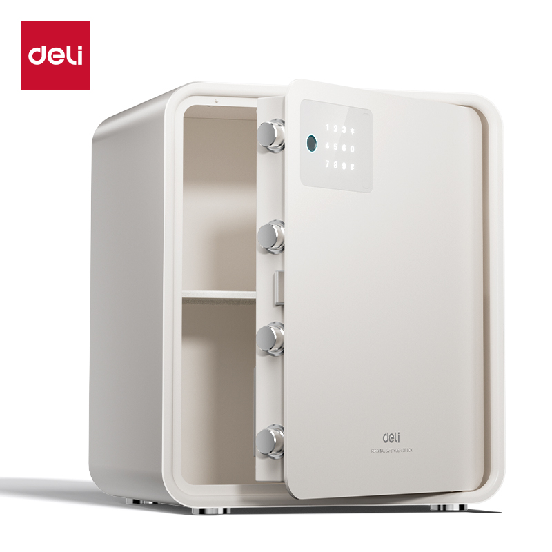 51fun吃瓜AE888-NZ指（zhǐ）紋密碼保管箱H450(米（mǐ）白)(台)