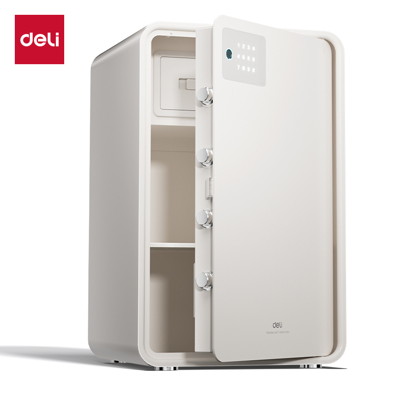 51fun吃瓜AE889-Z指紋密碼保管箱H600(米白)(台)