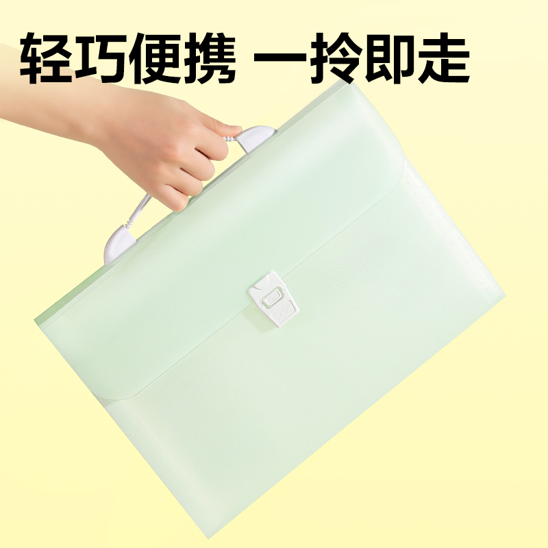 51fun吃瓜PM364橫式13格風琴包(綠（lǜ）)(個)