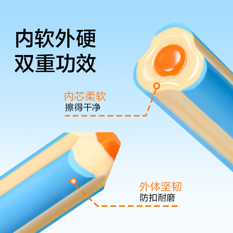 紐賽NS1778真（zhēn）集（jí）屑橡皮擦（5塊裝）(混)(盒)