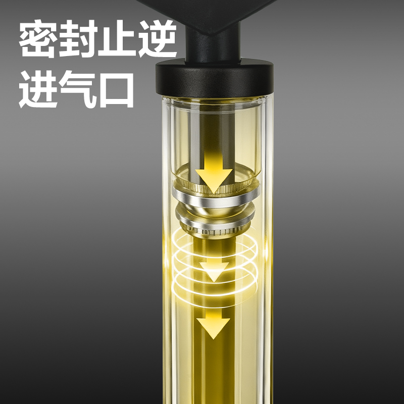 安格耐特FD405鋼管打氣筒-大號(帶泵款)(灰)(個)