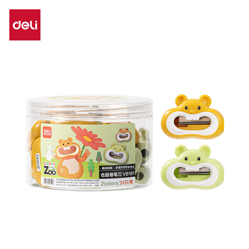得（dé）力VB181倉（cāng）鼠卷筆刀(混)(個)