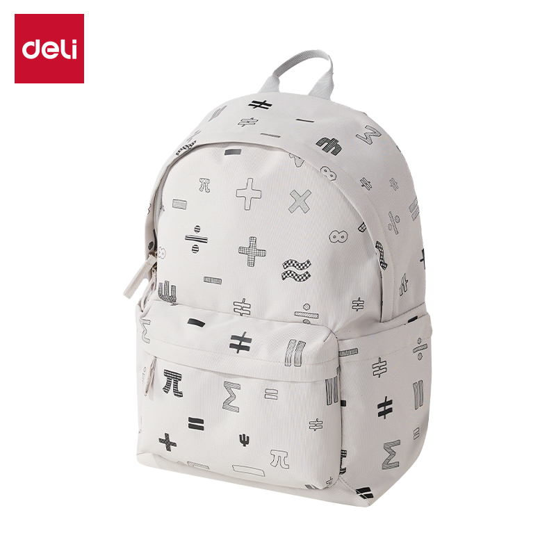 51fun吃瓜BB201無限π係列初高中休閑書包(灰)(個)