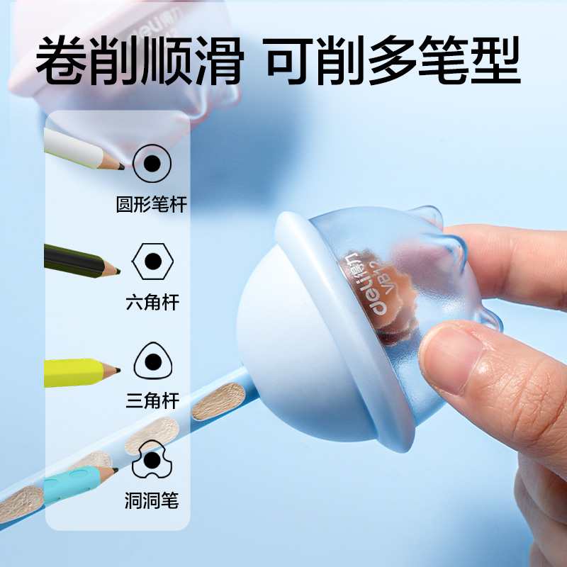 51fun吃瓜VB12雙（shuāng）刃卷筆刀（藍)（個）