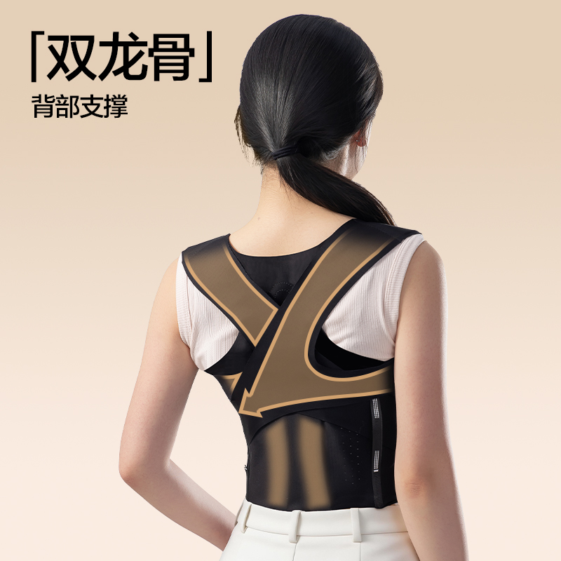 51fun吃瓜YX221矯姿背帶（dài）-無痕黑色XS(混)(盒)