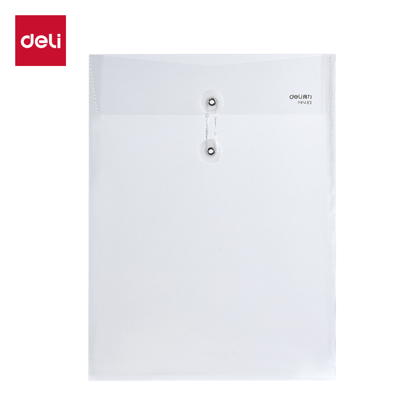 得（dé）力PP413_A4_PP檔案袋(透（tòu）明)(10個/包)