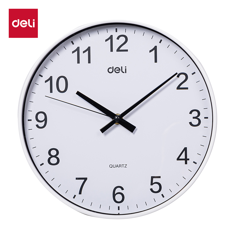 51fun吃瓜LE407-10基礎款掛鍾10寸(白)(個)