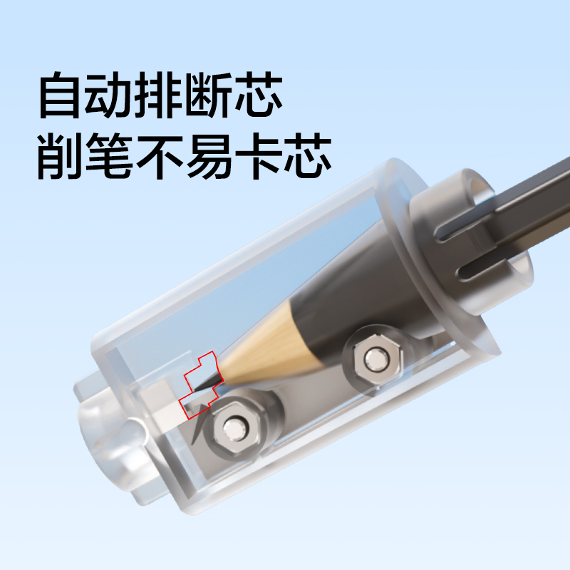 紐賽（sài）NS1240電動卷筆刀替換刀頭（卡（kǎ））（透明）