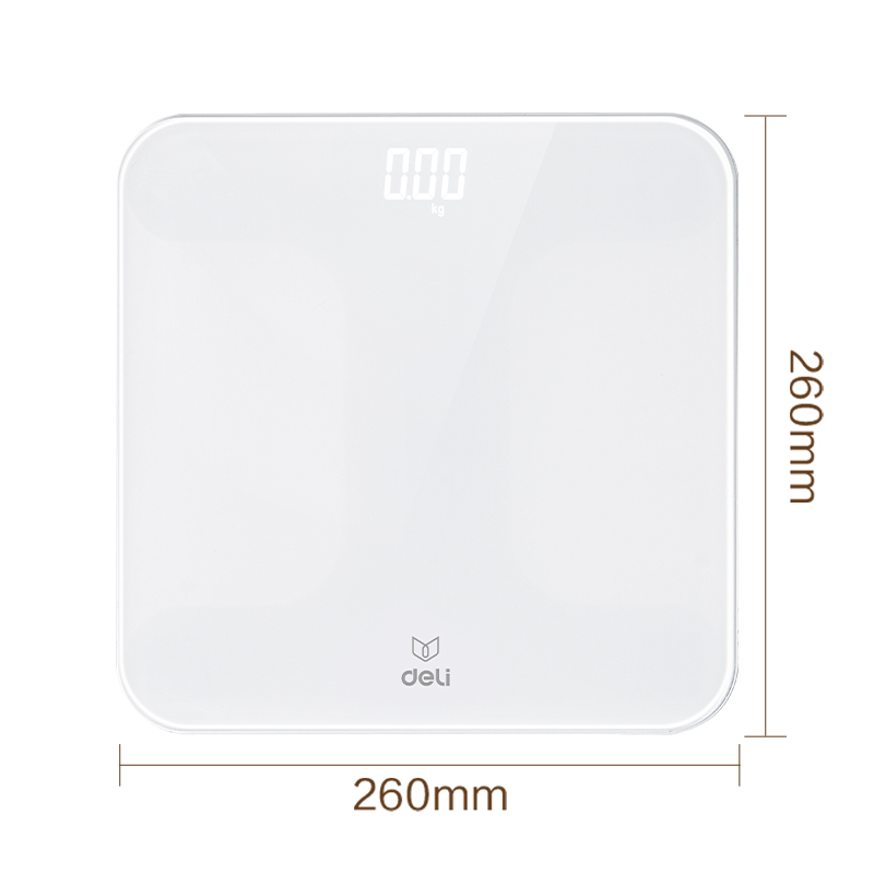 51fun吃瓜LE119A電子體重秤（chèng）LED款(白)(1台/盒)