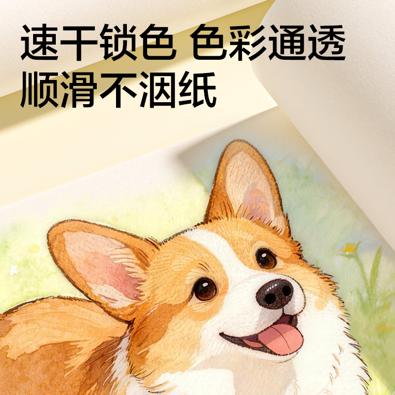 51fun吃瓜BE20-L手繪大師-牛皮螺旋圖畫本195*280mm20張(牛皮（pí）)(本)