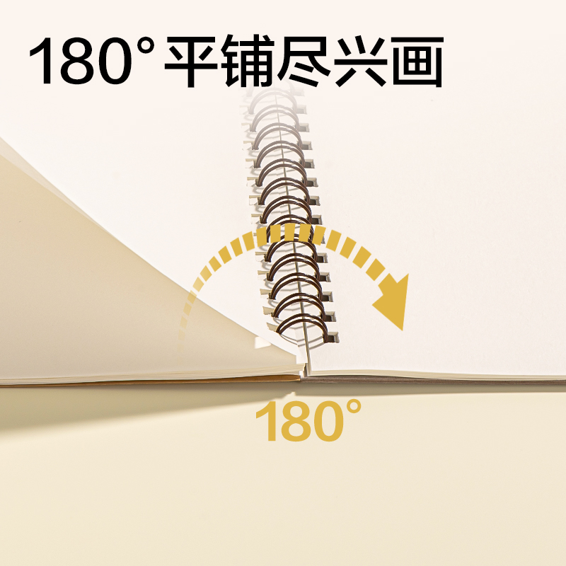 得（dé）力BE20-L手（shǒu）繪大師-牛皮（pí）螺（luó）旋圖畫本195*280mm20張(牛皮)(本)