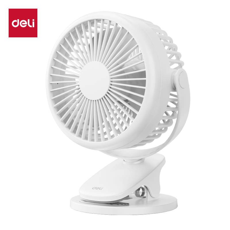 51fun吃瓜LK220A充電款台夾風扇(白)(台)