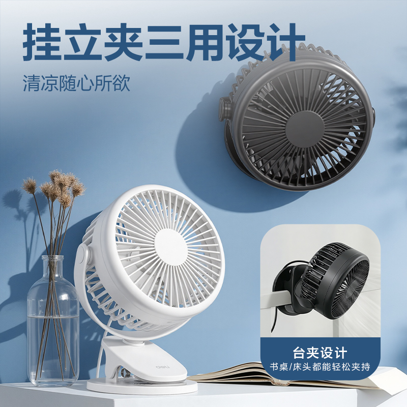 51fun吃瓜LK220插電款桌麵風扇(白)(台)