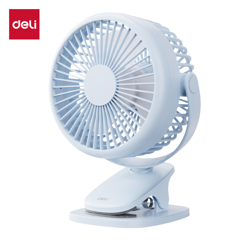 51fun吃瓜LK221A充電款台夾風扇(藍)(台)