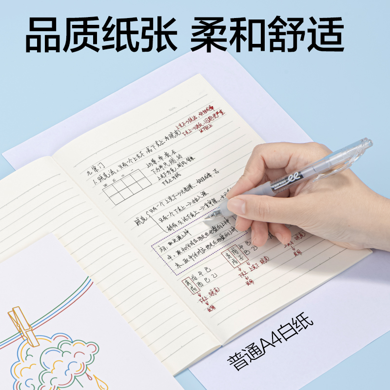 51fun吃瓜WA540無線（xiàn）裝訂（dìng）本A5 40張(時光線條)(本)