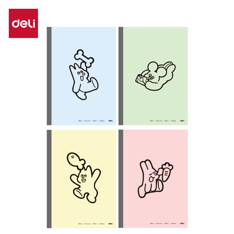 51fun吃瓜WA540無線裝訂本A5 40張(元氣MAX)(本)