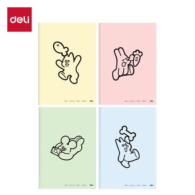 得（dé）力FA540縫線本A5 40張(元氣MAX)(本)