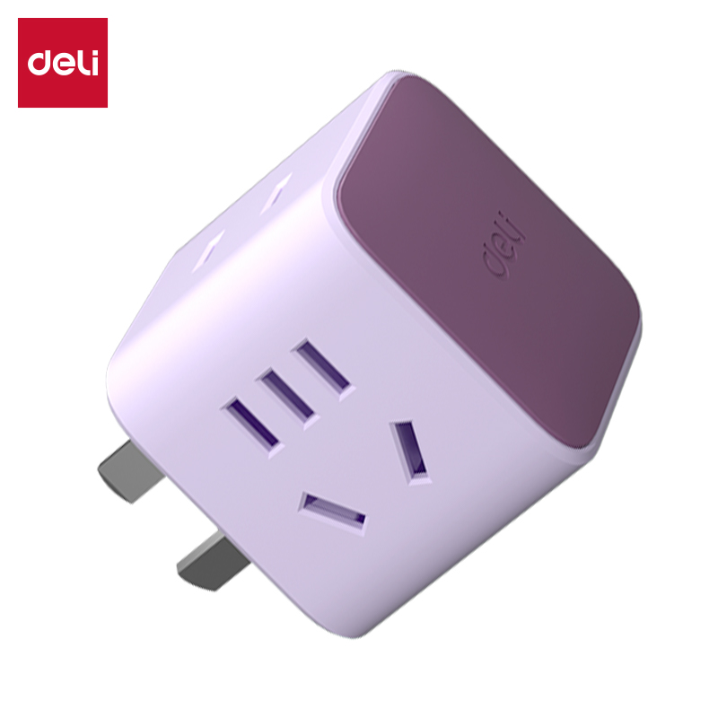 51fun吃瓜LU7422小（xiǎo）魔方轉換器_2+2_彩盒（hé）(芋泥紫)(個)