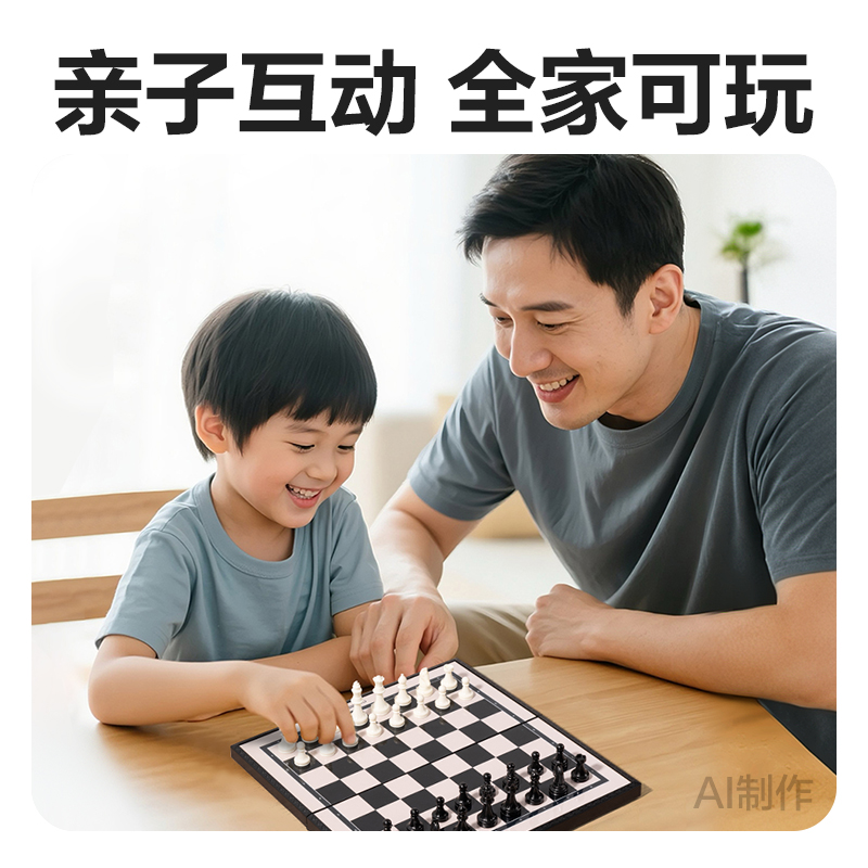 51fun吃瓜YW666-MG中號磁石國際象棋(混)(盒)