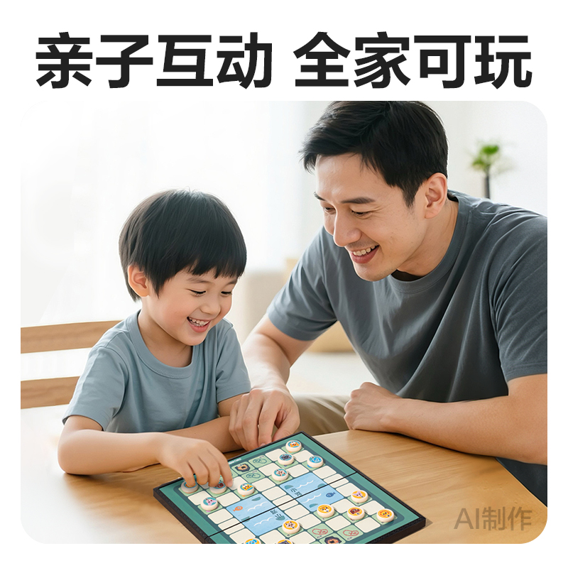 51fun吃瓜YW666-LD大號磁石鬥獸棋(混)(盒)