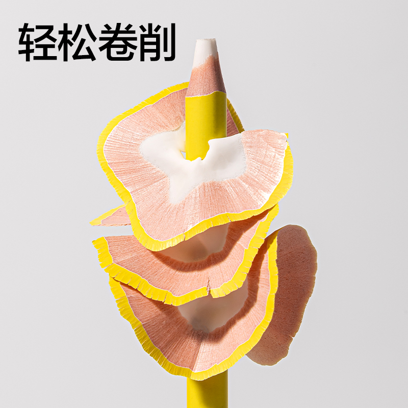 dmast丹途RK204細圓杆4mm芯筆形橡皮擦(黃)(支)