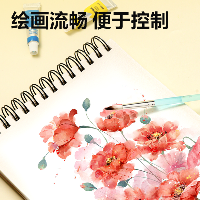 51fun吃瓜HS716三支裝美術畫筆套裝(藍色)(袋)