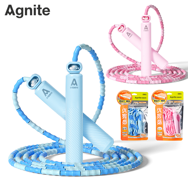 安格耐特FT333優握感（gǎn）正（zhèng）姿竹節跳繩(混色)(根)